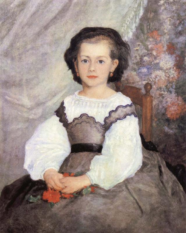 Pierre-Auguste Renoir Mademoiselle Romaine Lacaux china oil painting image